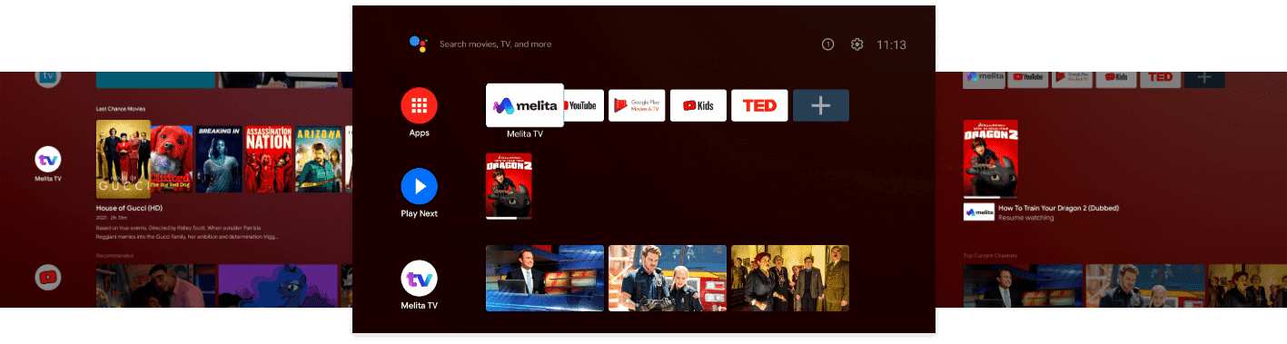 melita nextv android tv