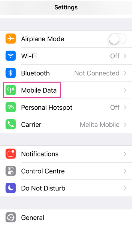 mobile data